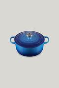 Signature Cast Iron Round Casserole 26cm - Azure Blue - image 1