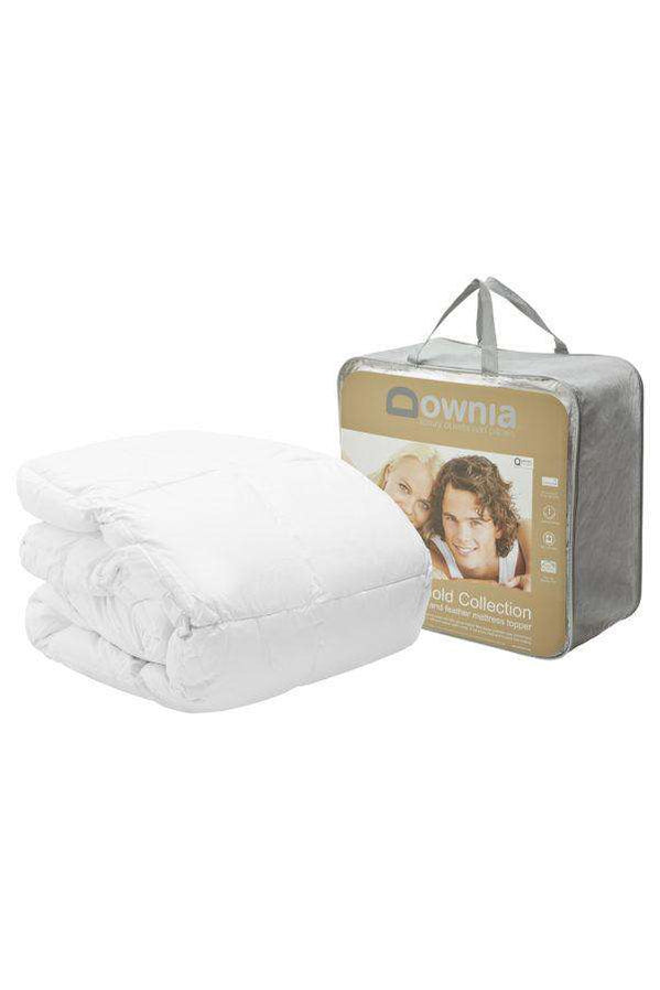Gold Collection King Goose Mattress Topper ¿ 30/70 White Goose Down And Feather - White - image 2