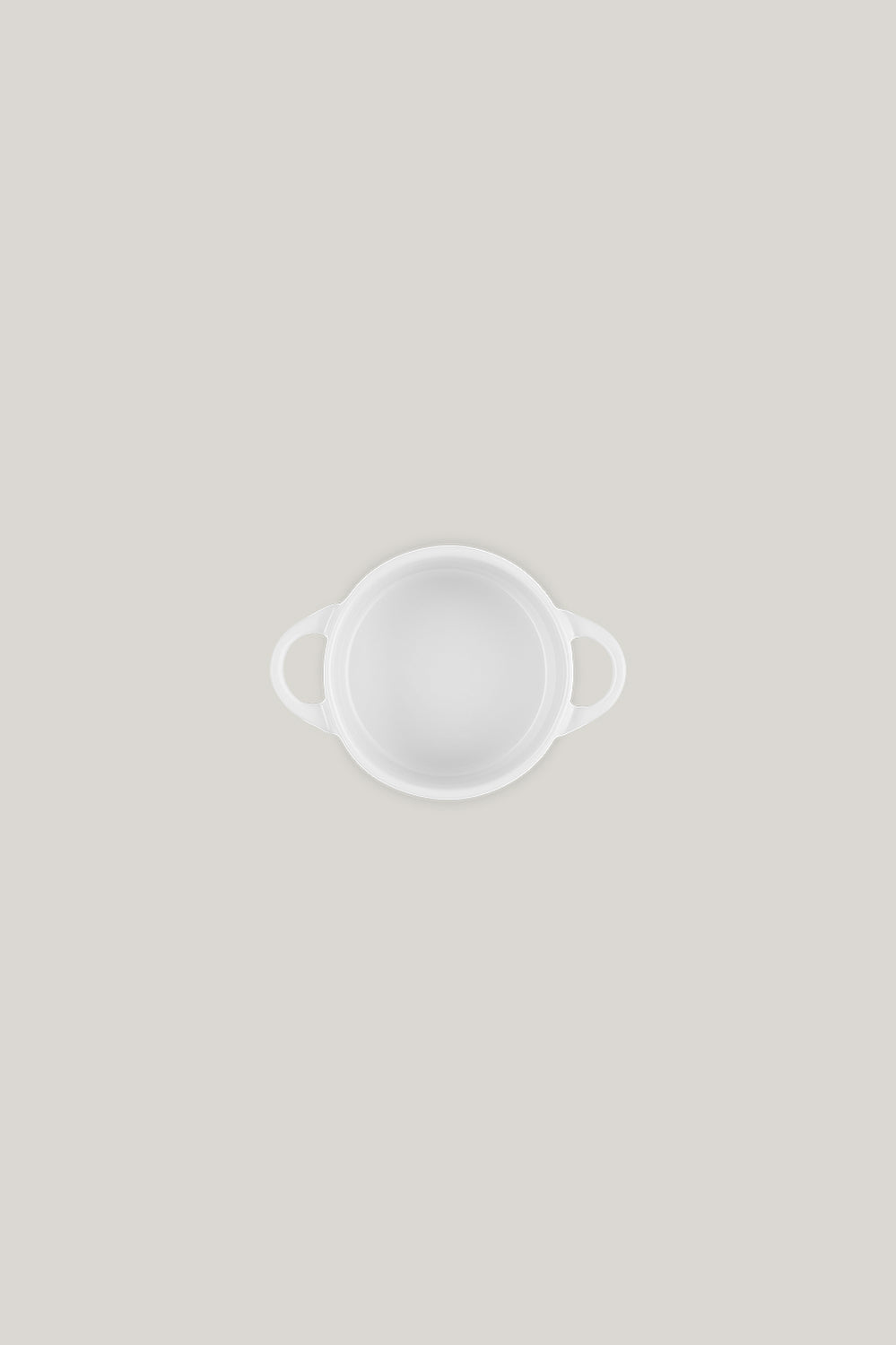 Stoneware Mini Cocotte 10cm - White - image 3