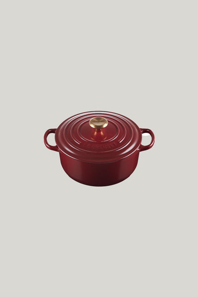 Signature Cast Iron Round Casserole 20cm - Garnet - image 1