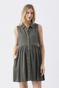 Chloe Tencel Dress - Olive - image 1