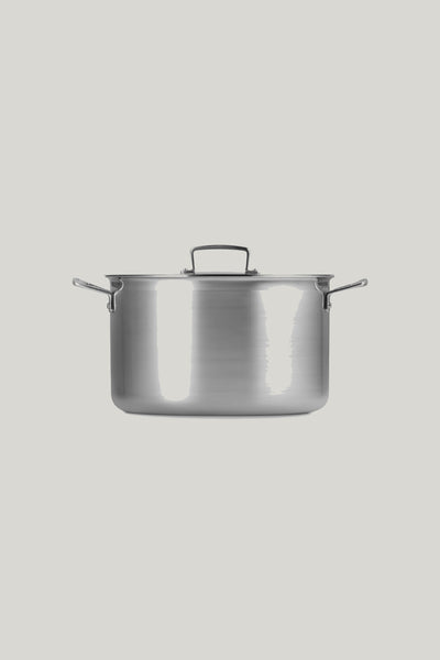 3ply Stainless Steel Deep Round Casserole 28cm - Stainless Steel - image 2