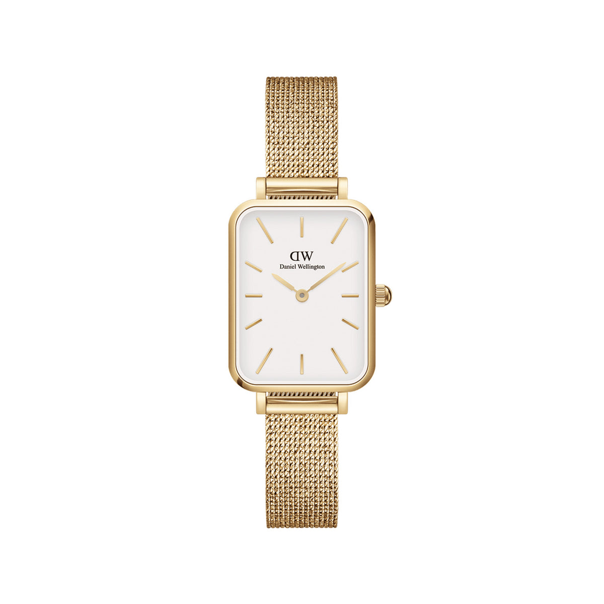Quadro 20x26 Pressed Evergold Gold & White Watch - Gold - image 1