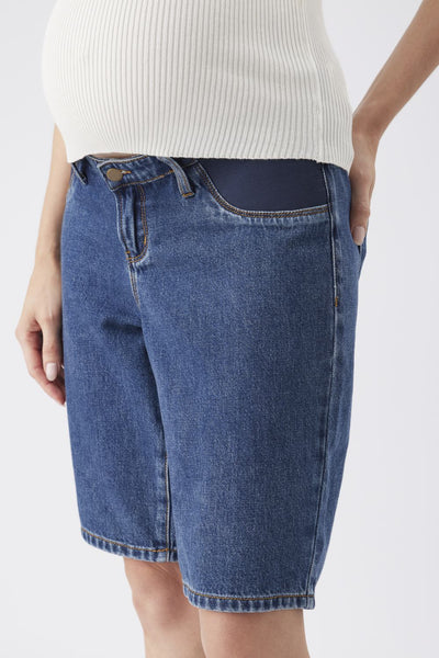 Jorden Denim Shorts - Dark Wash - image 2