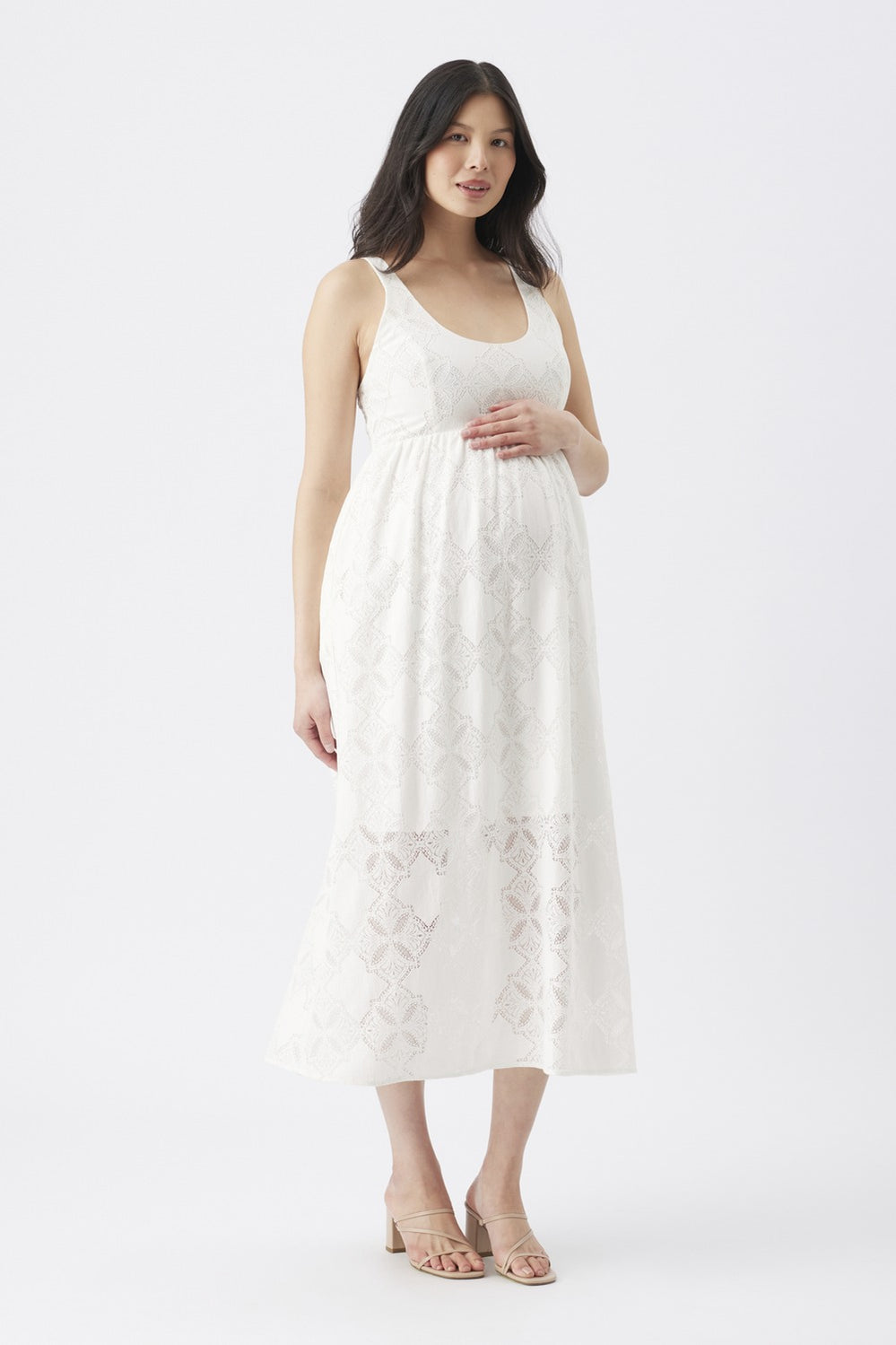 Elitia Lace Dress - White - image 3