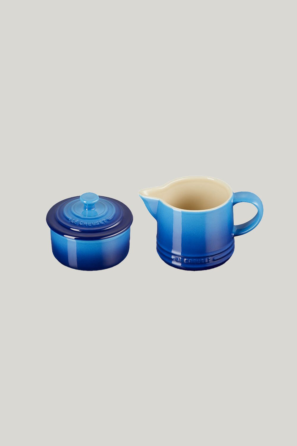 Stoneware Milk & Sugar Set - Azure Blue - image 1