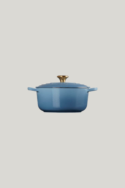 Signature Cast Iron Round Casserole 20cm - Chambray - image 2