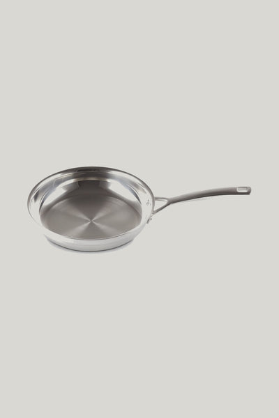 3ply Stainless Steel Uncoated Frying Pan 24cm - Stainless Steel - image 1