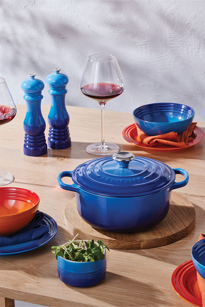 Signature Cast Iron Round Casserole 20cm - Azure Blue - image 3