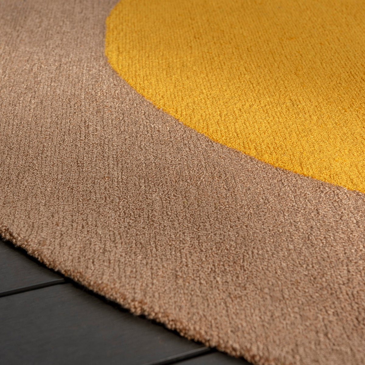 Habitat Festival Round Yellow Outdoor Rug 150x150cm - Beige - image 3