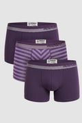 3-pack Bamboo Trunks - Monarch - Purple - image 1