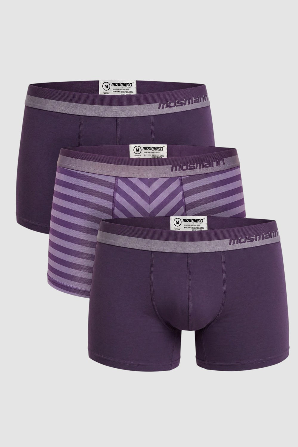 3-pack Bamboo Trunks - Monarch - Purple - image 1