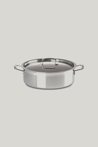 3ply Stainless Steel Uncoated Sauteuse 28cm - Stainless Steel - image 1