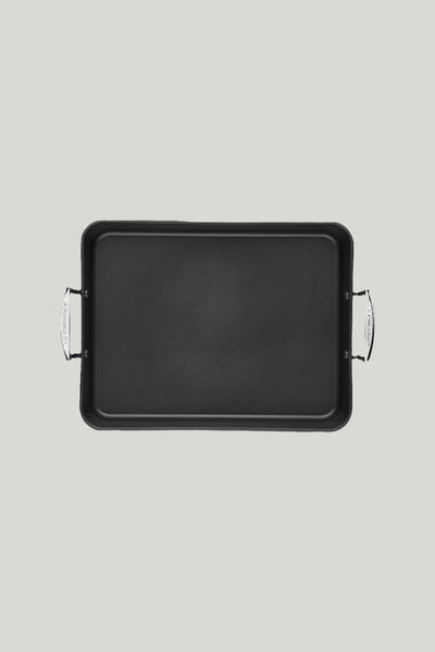 Toughened Non Stick Rectangular Roaster 35cm - NO COLOUR - image 3