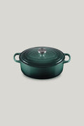 Signature Cast Iron Oval Casserole 29cm - Artichaut - image 1