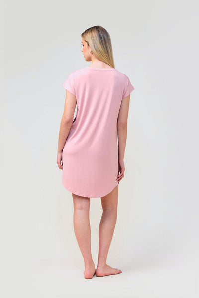 Ashley Bamboo Sleep Tee - Pink - image 3
