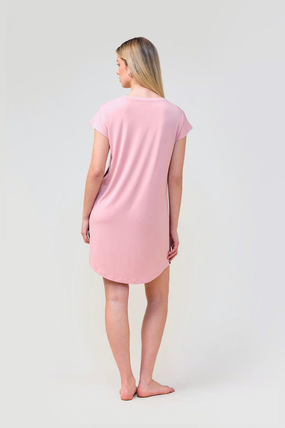 Ashley Bamboo Sleep Tee - Pink - image 3