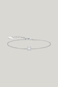 Essential Solitaire Bracelet In Silver - Silver - image 1