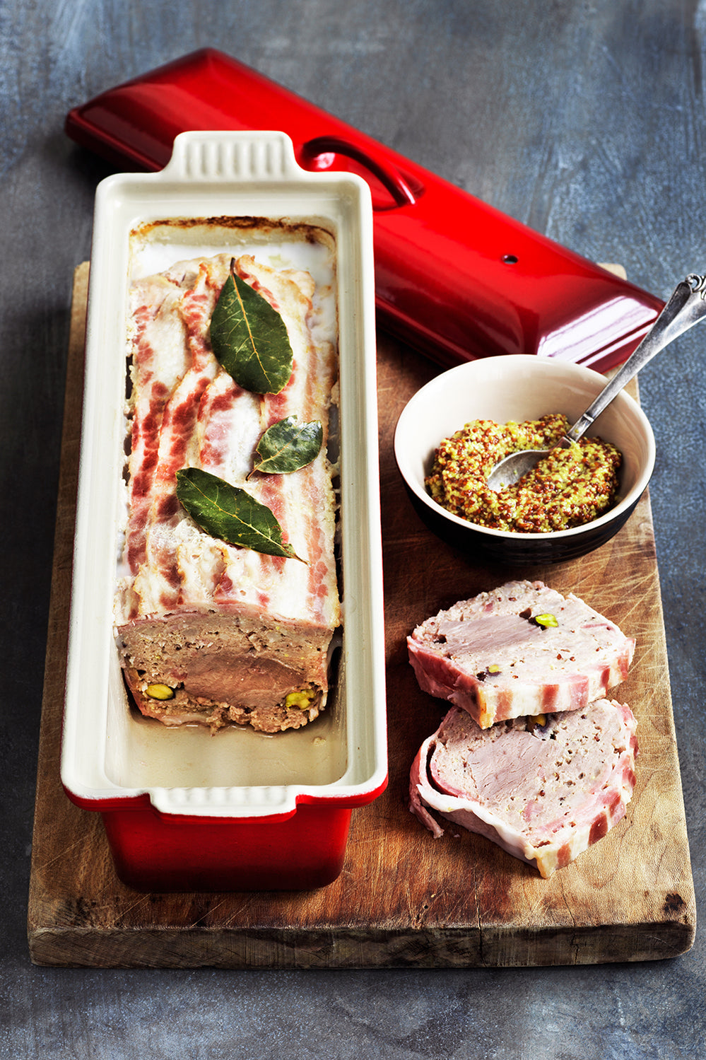 Stoneware Terrine 32cm - Cerise - image 4