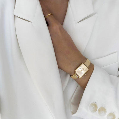 Quadro 20x26 Unitone Gold Watch - Gold - image 3