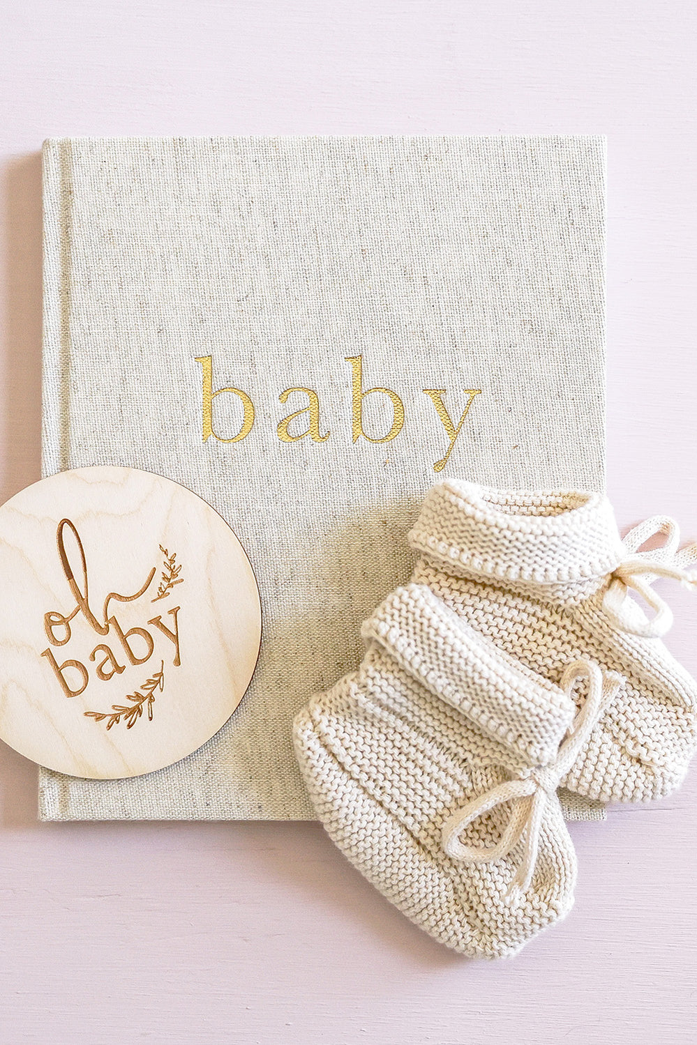 Baby Booties - Natural - image 4