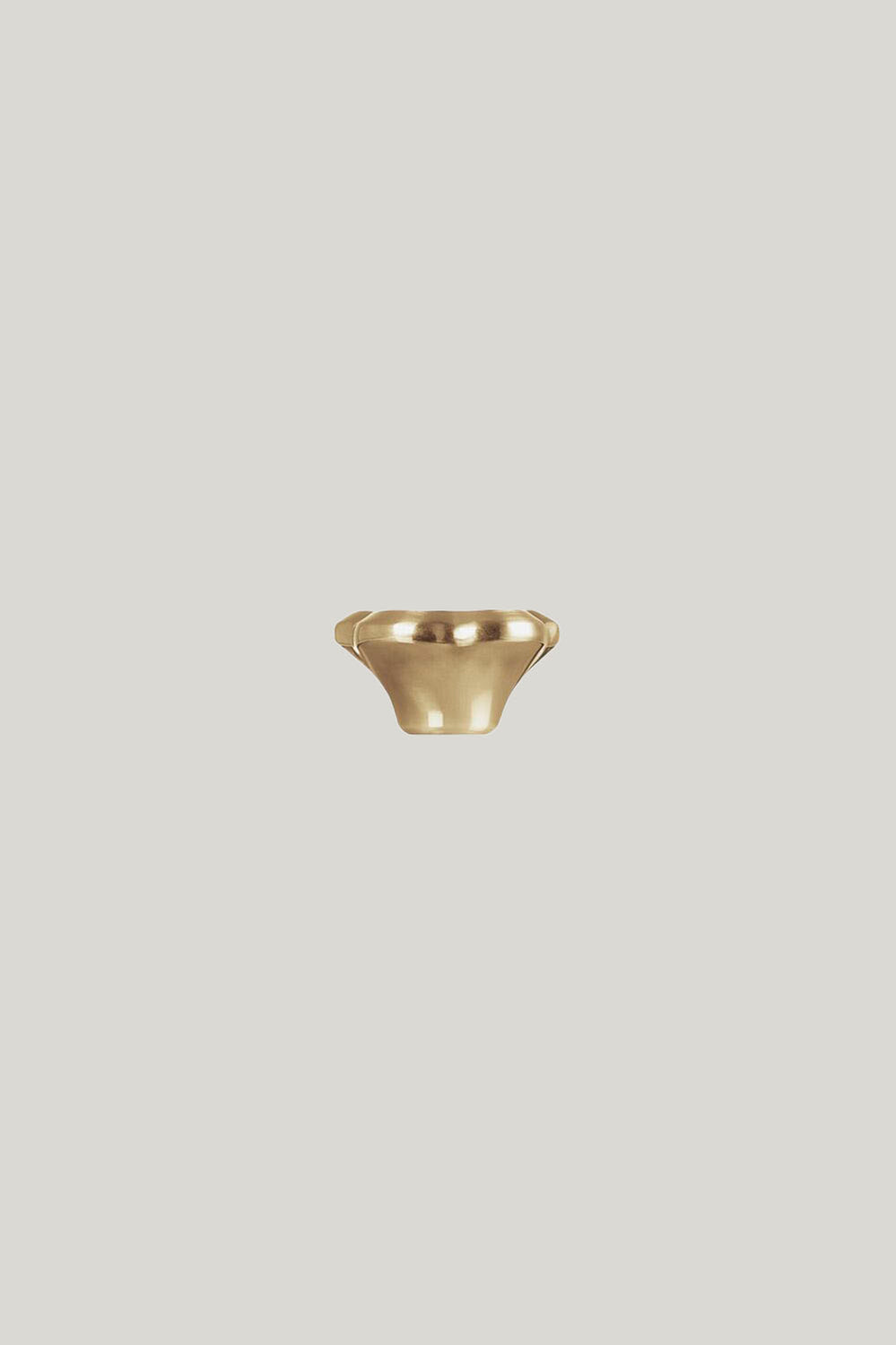 Light Gold Flower Knob 45mm Blister Pack - Gold - image 2