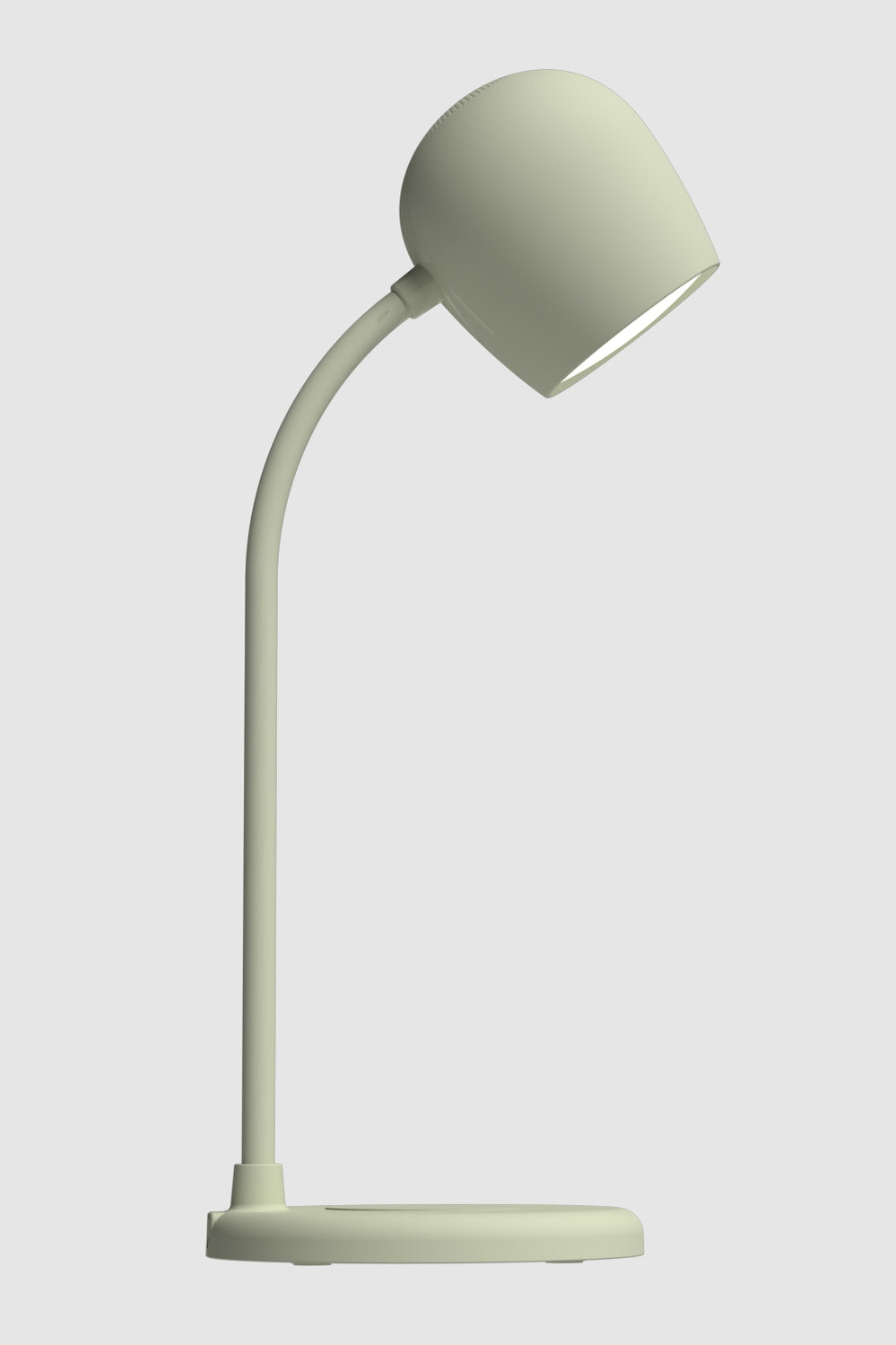 Ellie Smart Lamp With Bluetooth Speaker & Qi Wireless Charger - Dusty Olive - Green - image 2