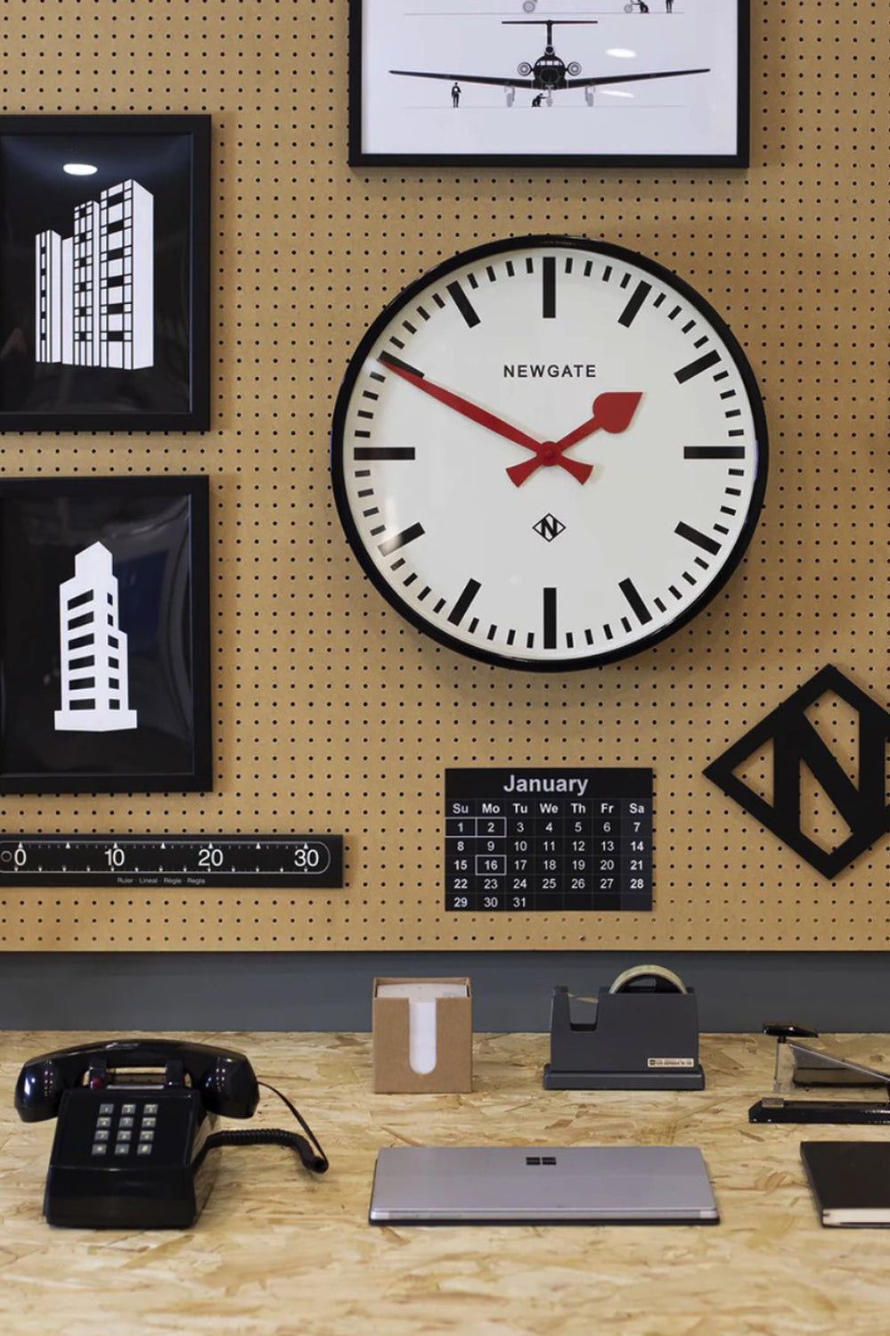 Putney Clock - Black - Black - image 3