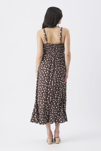 Juliette Spot Dress - Brown - image 4