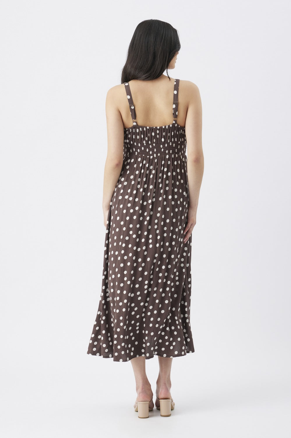 Juliette Spot Dress - Brown - image 4