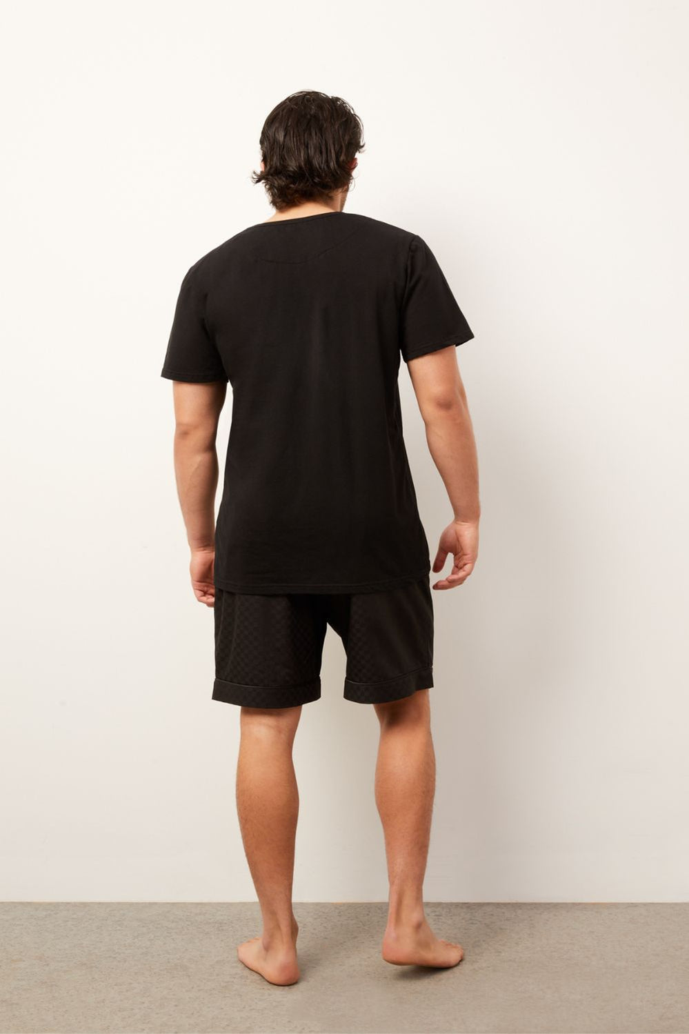 Sable T-Shirt & Boxer Shorts - Black - image 4