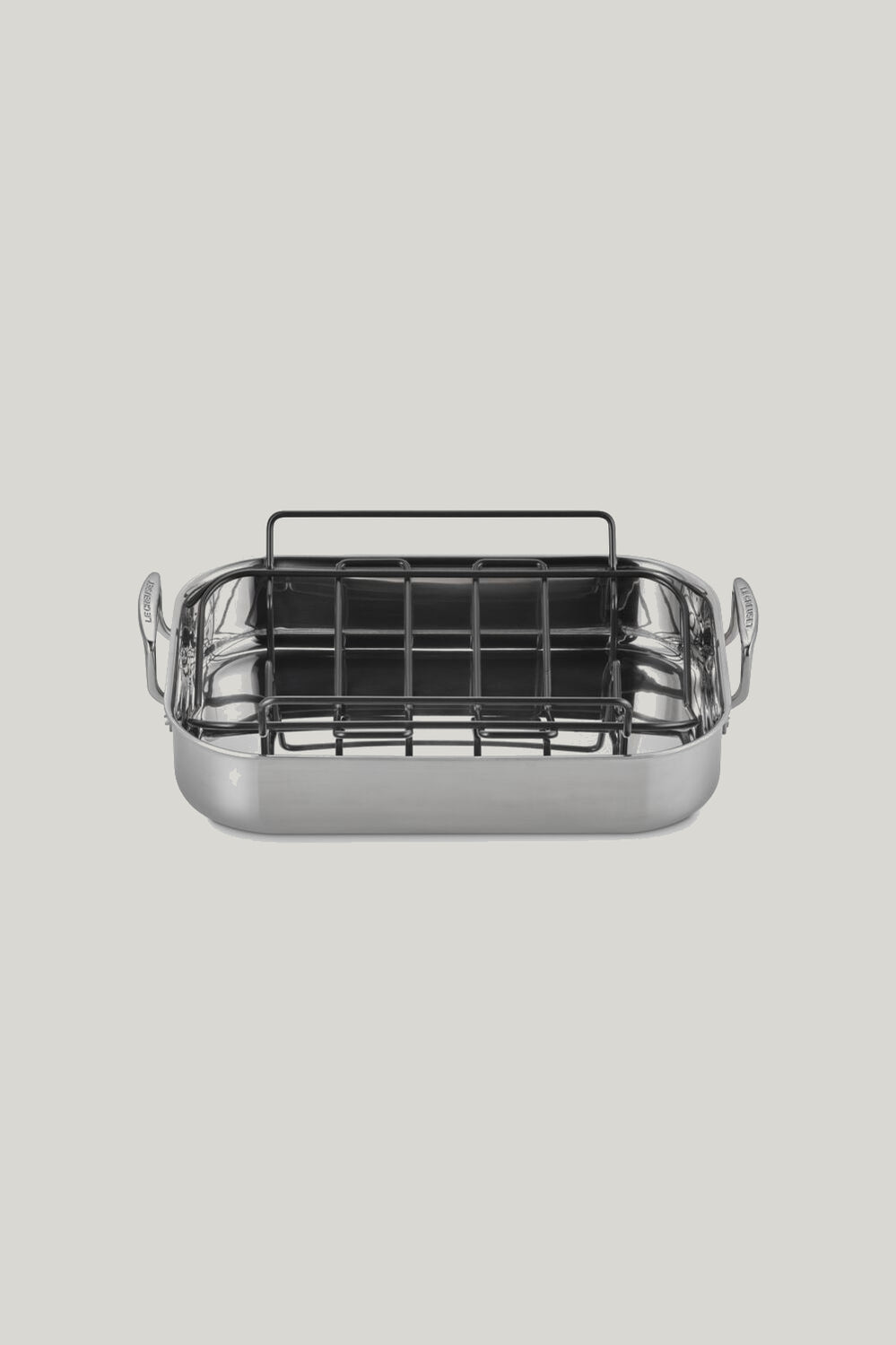 3ply Stainless Steel Roaster 35cm With Rack - Stainless Steel - image 1