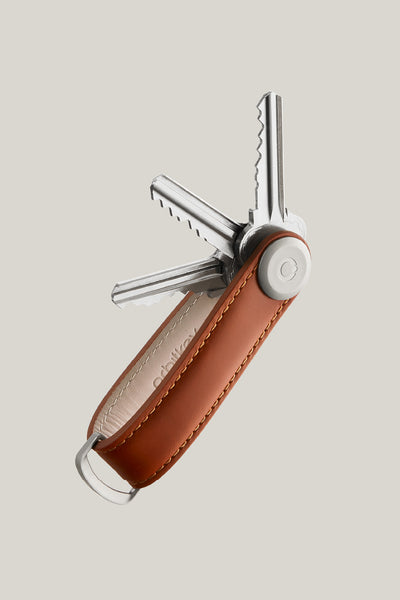 Leather Key Organiser - Cognac - image 1