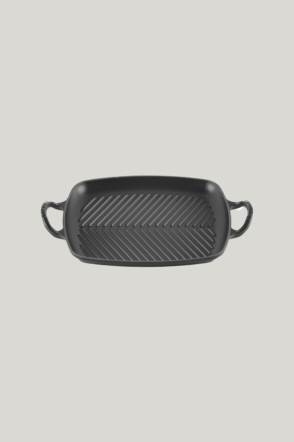 Signature Cast Iron Rectangular Grill 30*26cm - Matte Black - image 1