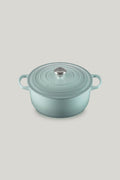 Signature Cast Iron Round Casserole 28cm - Sea Salt - image 1
