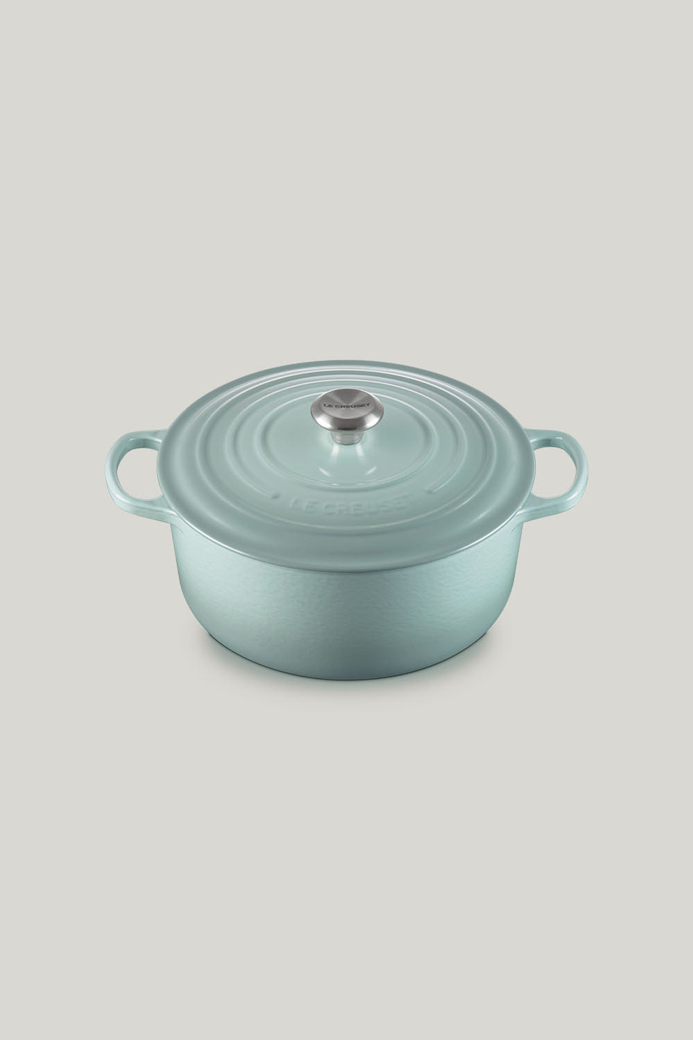 Signature Cast Iron Round Casserole 28cm - Sea Salt - image 1