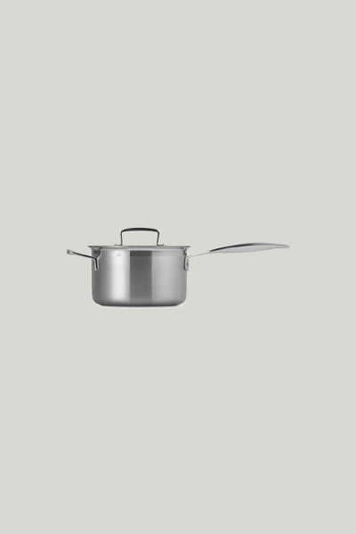 3ply Stainless Steel Saucepan With Lid 18cm - Stainless Steel - image 2